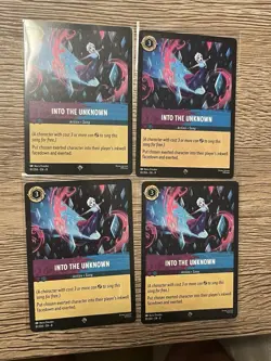 Disney Lorcana ~ Into the Unknown 81/204 Reign of Jafar Regular LOT Of 4 Cards - Image 1