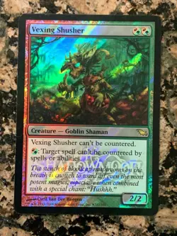 MTG Vexing Shusher FOIL x1 Launch Party / Release Promo NM, Magic the Gathering - Image 1