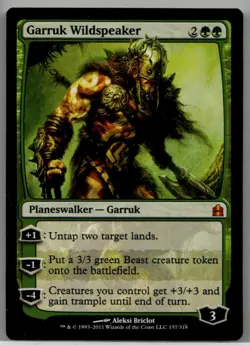 Lightly played Garruk Wildspeaker #157 Commander W/Tracking - Image 1