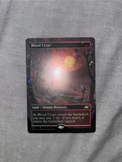 Blood Crypt (Borderless) (Galaxy Foil) Unfinity Foil - Image 2