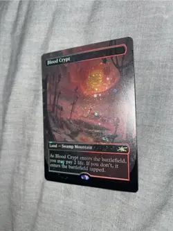 Blood Crypt (Borderless) (Galaxy Foil) Unfinity Foil - Image 3