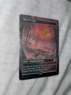 Blood Crypt (Borderless) (Galaxy Foil) Unfinity Foil - Image 4