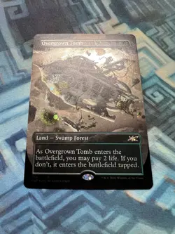 MTG Borderless Galaxy Foil Overgrown Tomb NM Unplayed Unfinity - Image 3