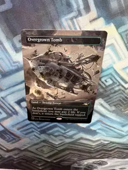 MTG Borderless Galaxy Foil Overgrown Tomb NM Unplayed Unfinity - Image 4