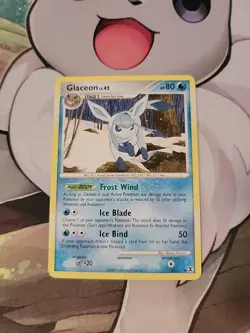 Pokemon Glaceon 41/111 RR Rising Rivals NM W11 - Image 1