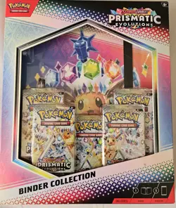 Pokemon TCG Scarlet Violet Prismatic Evolutions Binder Collection - New, Sealed - Image 1