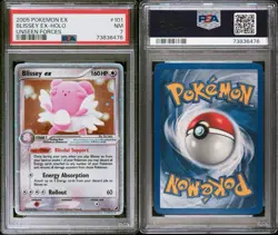 2005 Pokemon EX Unseen Forces Blissey EX #101 Holo - PSA 7 NM - Image 3