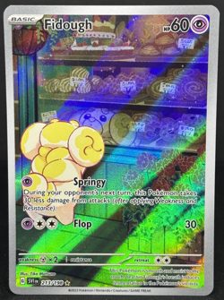 Pokemon TCG Fidough 213/198 Scarlet & Violet Base Illustration Rare Full Art - Image 1