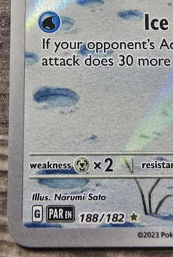 Snorunt 188/182 IR Full Art Holo Paradox Rift Pokemon TCG PAR ENGLISH MINT - Image 5