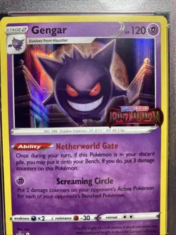 2022 Pokemon Gengar Holo Prerelease Lost Origin Promo Swsh241 - Image 1
