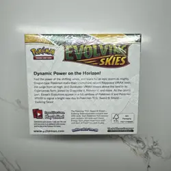 Pokemon TCG SWSH Evolving Skies Booster Box SEALED w/Acrylic Case - Image 3