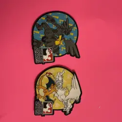 Pokemon 2019 Prerelease Charizard Reshiram Patch & Pikachu Zekrom Patch - Image 1