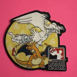 Pokemon 2019 Prerelease Charizard Reshiram Patch & Pikachu Zekrom Patch - Image 4