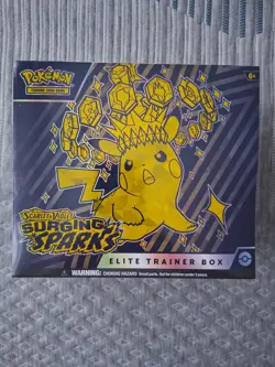 Pokemon TCG Surging Sparks ETB Elite Trainer Box Factory Sealed - Image 1