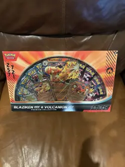 Pokemon TCG Blaziken EX & Volcanion Ex Premium Collection Box Factory Sealed - Image 1
