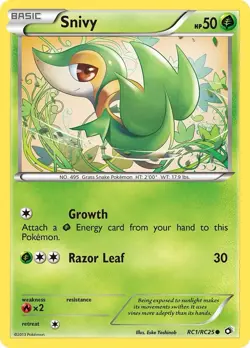 Pokemon TCG Legendary Treasures Radiant Collection RC1/RC25 Snivy - Image 1