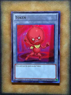 Yugioh Ojama Red Token TKN4-EN012 Super Rare NM - Image 1
