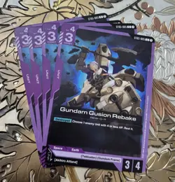 Gundam TCG Card Game Playset Gundam Gusion Rebake ST05-005 C - Image 1