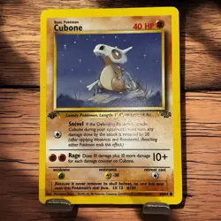 1st Edition Cubone 50/64 Jungle Set - Common Pokemon Card - LP/MP - Image 1