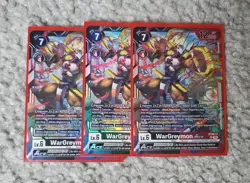 Set of 3 Decks for Digimon TCG WarGreymon, Adventure, Gargomon, and Card Box - Image 3