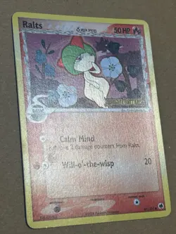 Pokemon TCG Ralts Delta Species 61/101 Common Card Dragon Frontiers Reverse Holo - Image 2