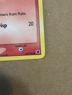 Pokemon TCG Ralts Delta Species 61/101 Common Card Dragon Frontiers Reverse Holo - Image 5