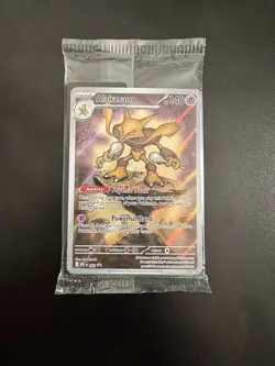 Mega Evolution Pokemon Center Alakzam Promo Card 009 Sealed Mint - Image 1