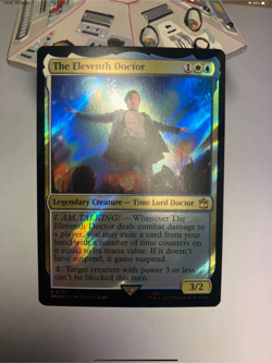 Doctor Who MTG The Eleventh # 0730 Foil Art Magic Card Mint 11th - Image 1