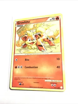 GROWLITHE - 65/123 - HeartGold SoulSilver HGSS - Pokemon Card - LP - Image 1
