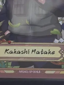 Kakashi Matake Naruto Kayou Card Game NRSA01-SP-004L5 RARE! - Image 2