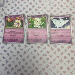 Evolution Lot Togepi, Togetic, Togekiss pokemon cards From Build N Battle Deck - Image 1