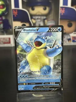 Pokemon TCG Sword & Shield Black Star Promo - Blastoise V #SWSH101 Promo Card - Image 1