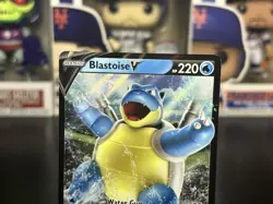 Pokemon TCG Sword & Shield Black Star Promo - Blastoise V #SWSH101 Promo Card - Image 2