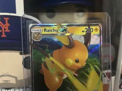 Pokemon TCG Hidden Fates - Raichu GX #20/68 - Full Art Ultra Rare Holo Card - Image 2