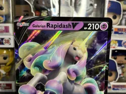 Pokemon TCG Black Star Promo - Galarian Rapidash V #SWSH111 - Jumbo Holo Card G1 - Image 2