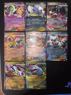 Pokemon TCG - Mega Evolution EX Double Rare NM Lot - 8 Card Lot - Image 1