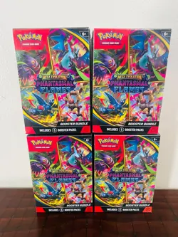 Pokemon TCG Phantasmal Flames Booster Bundle Box Lot of 4 IN HAND SHIPS TODAY - Image 1