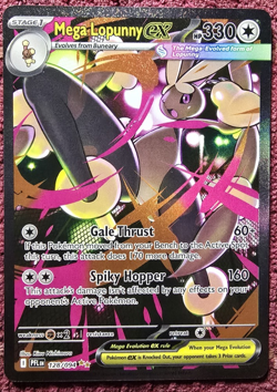 Pokemon Phantasmal Flames Mega Lopunny ex Special Illustration Rare 128/094 MINT - Image 1