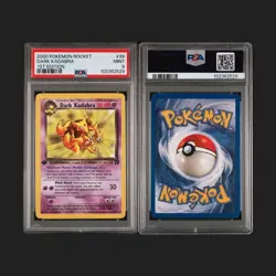2000 Pokemon Team Rocket 1st Ed Dark Kadabra #39 PSA 9 - Image 1