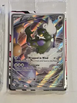 Pokemon White Flare ETB Tornadus Full Art Illustration Rare Promo Pack SEALED - Image 1