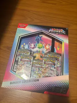 Pokemon Prismatic Evolutions Binder Collection - Scarlet & Violet - New & Sealed - Image 1