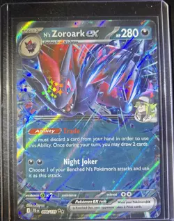 2025 Pokemon N's Zoroark ex 098/159 Sv09: Journey Together Holo - Image 1