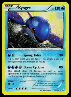 Pokemon XY - Primal Clash 53/160 Kyogre - Image 1