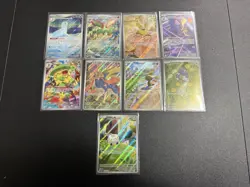 Pokemon Phantasmal Flames Lot of 9 Full Art Flygon Zacian Toxtricity Dewgong - Image 1