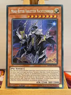 Mekk-Ritter Violetter Nachteinbruch MP18-DE183 Secret Rare Deutsch NM YUGIOH - Image 1