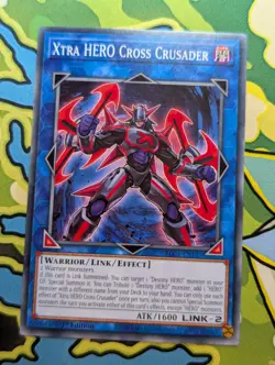 Yugioh! Xtra HERO Cross Crusader - BLC1-EN157 - Common - 1st Edition - Image 1