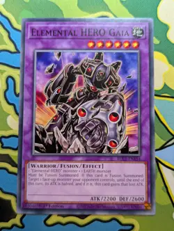 Elemental HERO Gaia - BLC1-EN154 - Common - 1st Edition Yugioh - Image 1