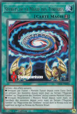 ?Yu-Gi-Oh!? Secrets de la Magie des Tenebres (Magicien) : LED6-FR004 -VF/Rare- - Image 1