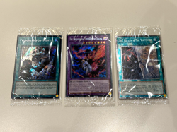 The Fallen & The Virtuous (Starlight Rare) and 2 Secret Rare Promo Cards - Image 1