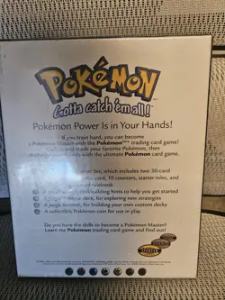 Original 1999 Pokemon Trading Card Game Starter Gift Box Sealed - Image 2